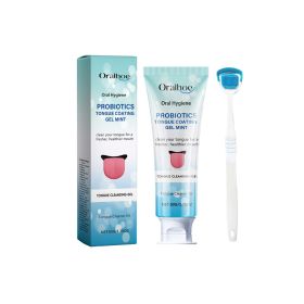 Oralhoe Tongue Coating Cleaning Set Easily Clean Tongue Coating Hygiene Clean Odor Care Oral Care Set