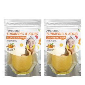 Only Supports Self Pickup With Waybill Amococo Turmeric & Kojic Cleansing Pads Brightened Skin Enriched With Turmeric Root Kojic Acid For Gentle (Option: 40count)