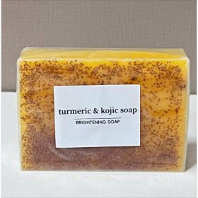 Only Supports Self Pickup With Waybill Turmeric Kojic Acid Brightening Soap, Deep Cleansing & Hydrating Bar For Radiant, Even-Toned Skin (Option: 1bar)