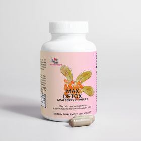 Max Detox Acai Berry Powerful Cleanse, Antioxidant Support (Option: MAX DETOX)