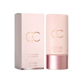 CC Pigment Cream (Natural Color) Lightweight Fit Uncarded Powder Uniform Skin Tone Natural Easy To Apply Makeup Pseudo Pigment Cream (Option: Default)
