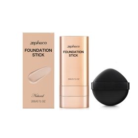 Transparent Concealer Foundation Stick (Natural Color) Lightweight, Watery, Silky Powder For A Natural Look (Option: Default)