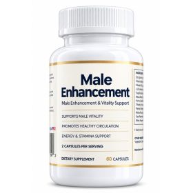Mens Vitality Supplement For Energy Stamina Circulation With Tongkat Ali Maca (Option: 1 bottle)