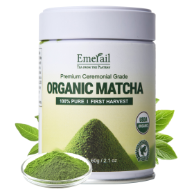 Matcha--Ceremonial Grade Organic Matcha Green Tea Powder,Premium First Harvest Unsweetened,1 0 0 Pure Matcha ForLattes,Smoothies,and Baking 60g 2 (Option: 1 piece)
